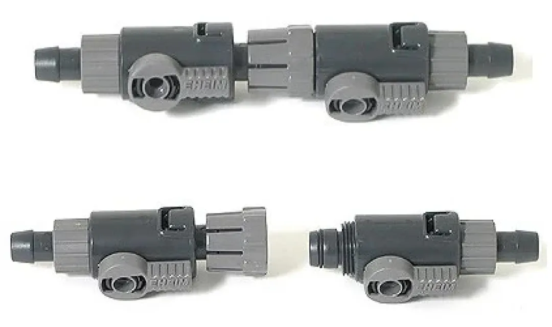 Eheim dobbelt hane 9/12 mm. 4003412