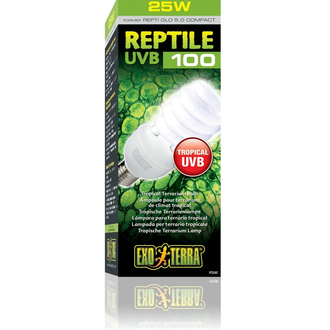 ExoTerra Exo Terra Repti UVB 100 Pære 25 w