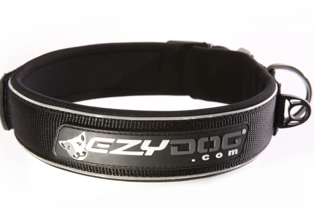 Ezydog Neopren Halsbånd XS Sort 28-32 cm