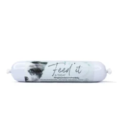 Feed it - Lækre snackpølser Feedit & Treat Pure Chicken 400 g - naturlig kyllingeskærepølse til hund og kat