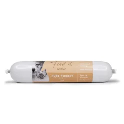 Feed it - Lækre snackpølser Feedit & Treat Pure Turkey 400 g - naturlig kalkunskærepølse til hund og kat
