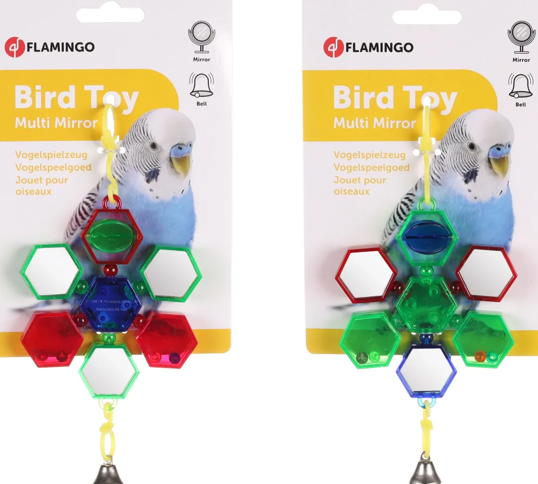 Flamingo fugle legetøj Multi Mirror - Spejl og farverig aktivering