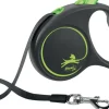 Flexi Hundesnor Flexi Black Design bånd L 5 meter 50 kg grøn
