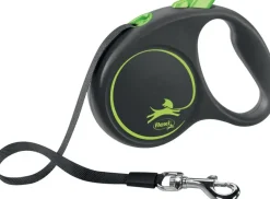 Flexi Hundesnor Flexi Black Design bånd L 5 meter 50 kg grøn