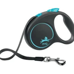 Flexi Hundesnor Flexi Black Design bånd S 5 meter 15 kg blå