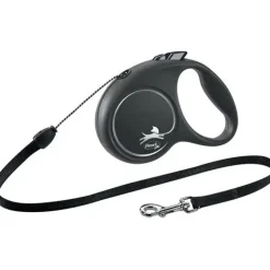 Flexi Hundesnor Flexi Black Design Snor S 5 meter 12 kg sort