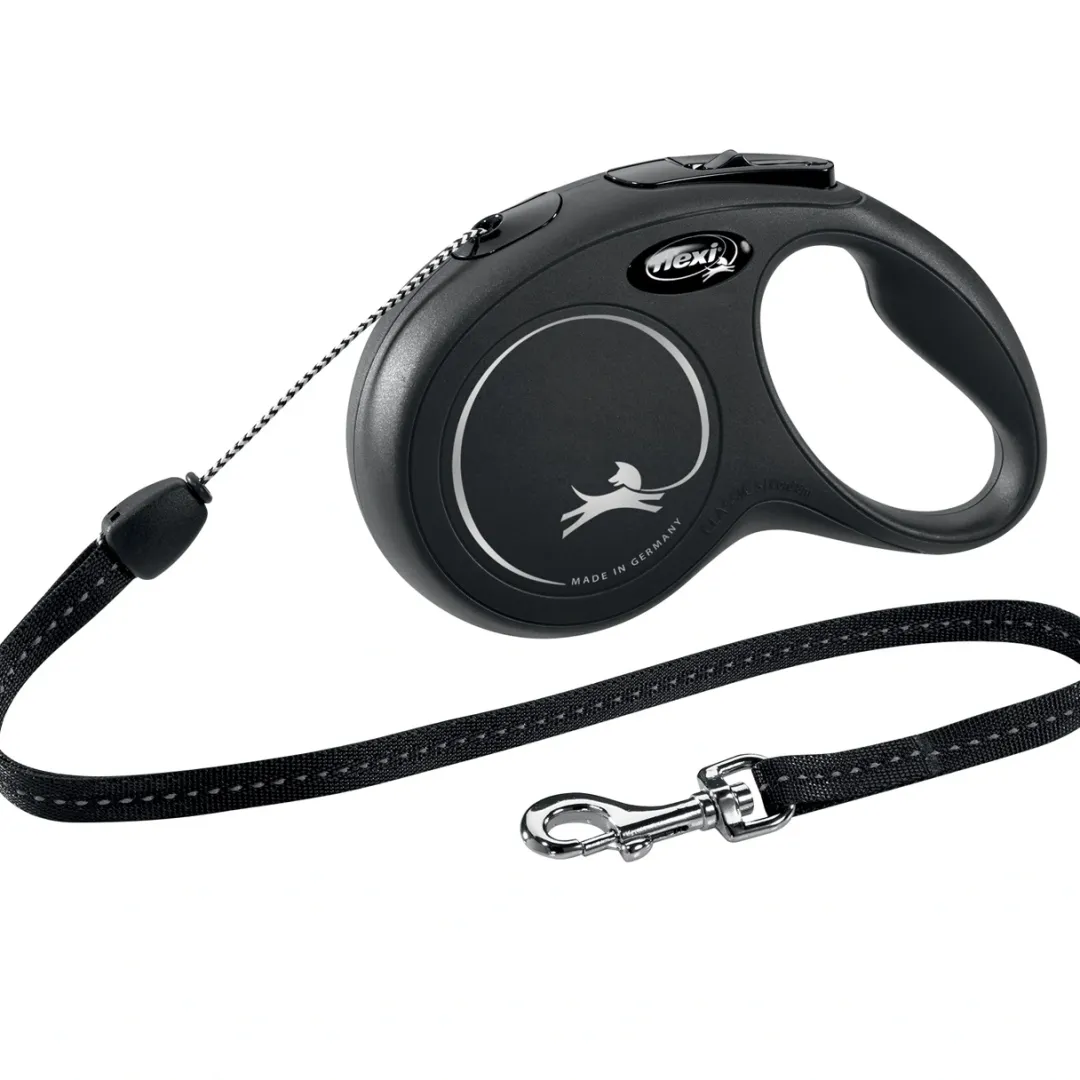 Flexi Hundesnor Flexi Classic hundesnor M 8 meter 20 kg sort