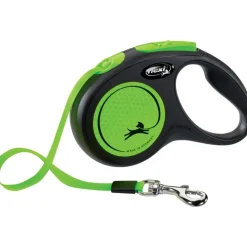 Flexi Hundesnor Flexi New Neon bånd S 5 meter 15 kg grøn