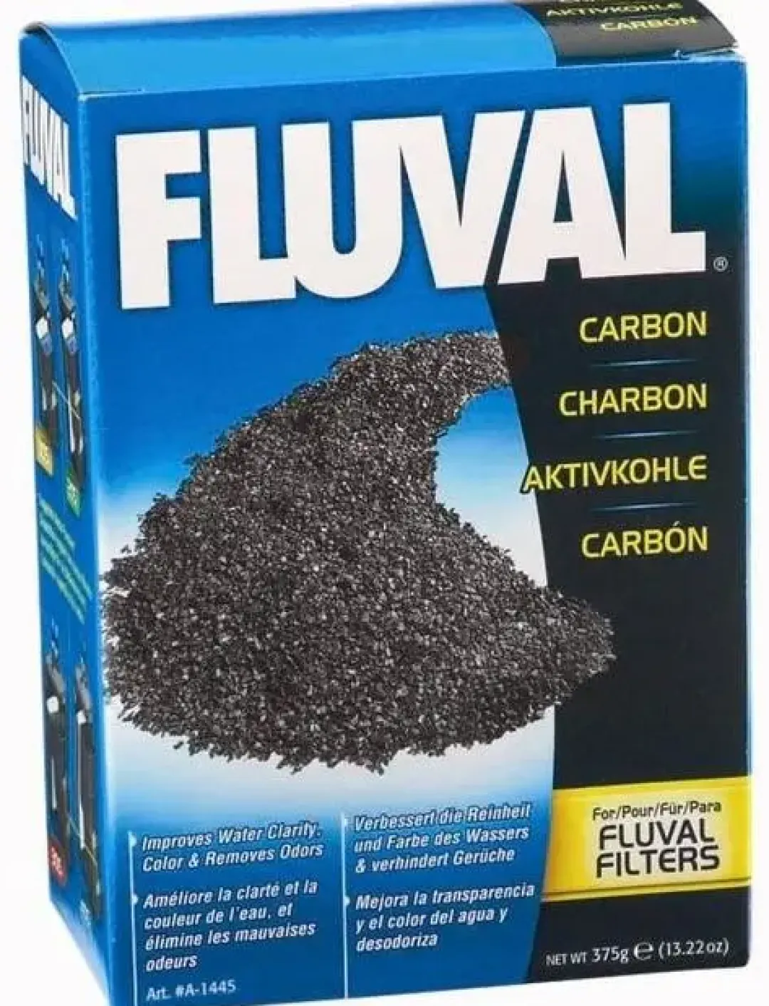Fluval aktivtkul i nylonposer 3x100 g