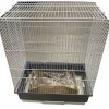 FOP Pet Products FOP Fuglebur Alfa 3 Hvide tremmer og grå bund