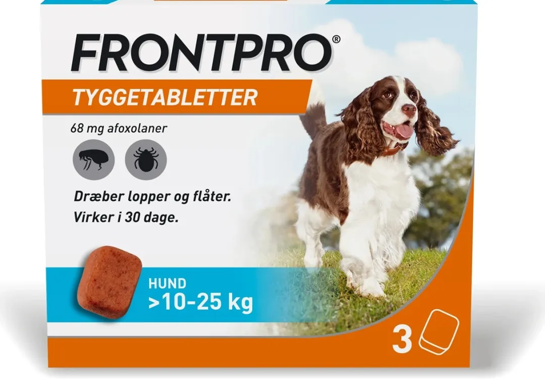 Frontline FRONTPRO 68 mg tyggetabletter 10-25 kg