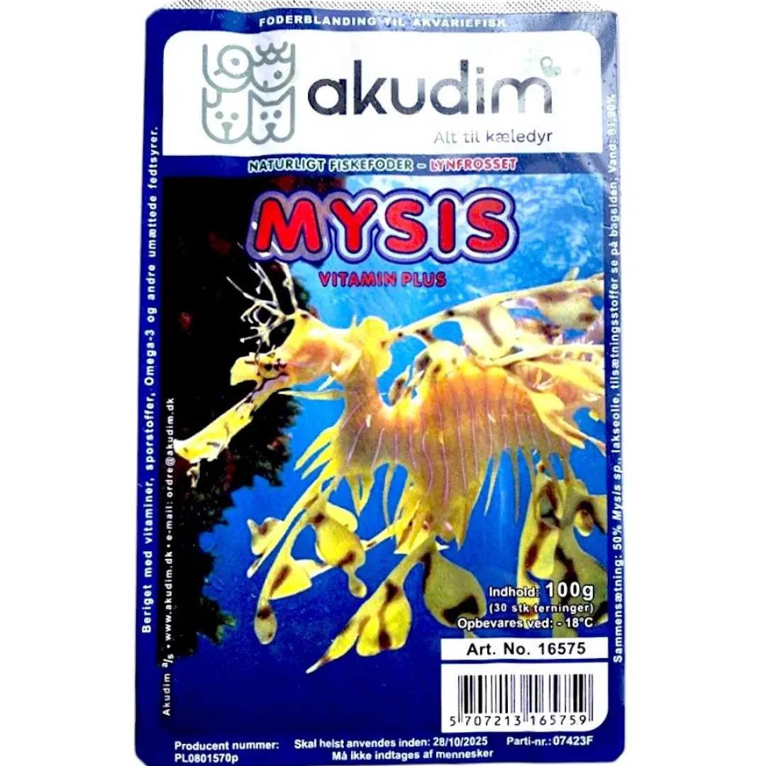 Frostfoder til Akvariefisk Frostfoder Mysis 100 g