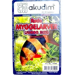 Frostfoder til Akvariefisk Frostfoder Røde Myggelarver Store 100 g