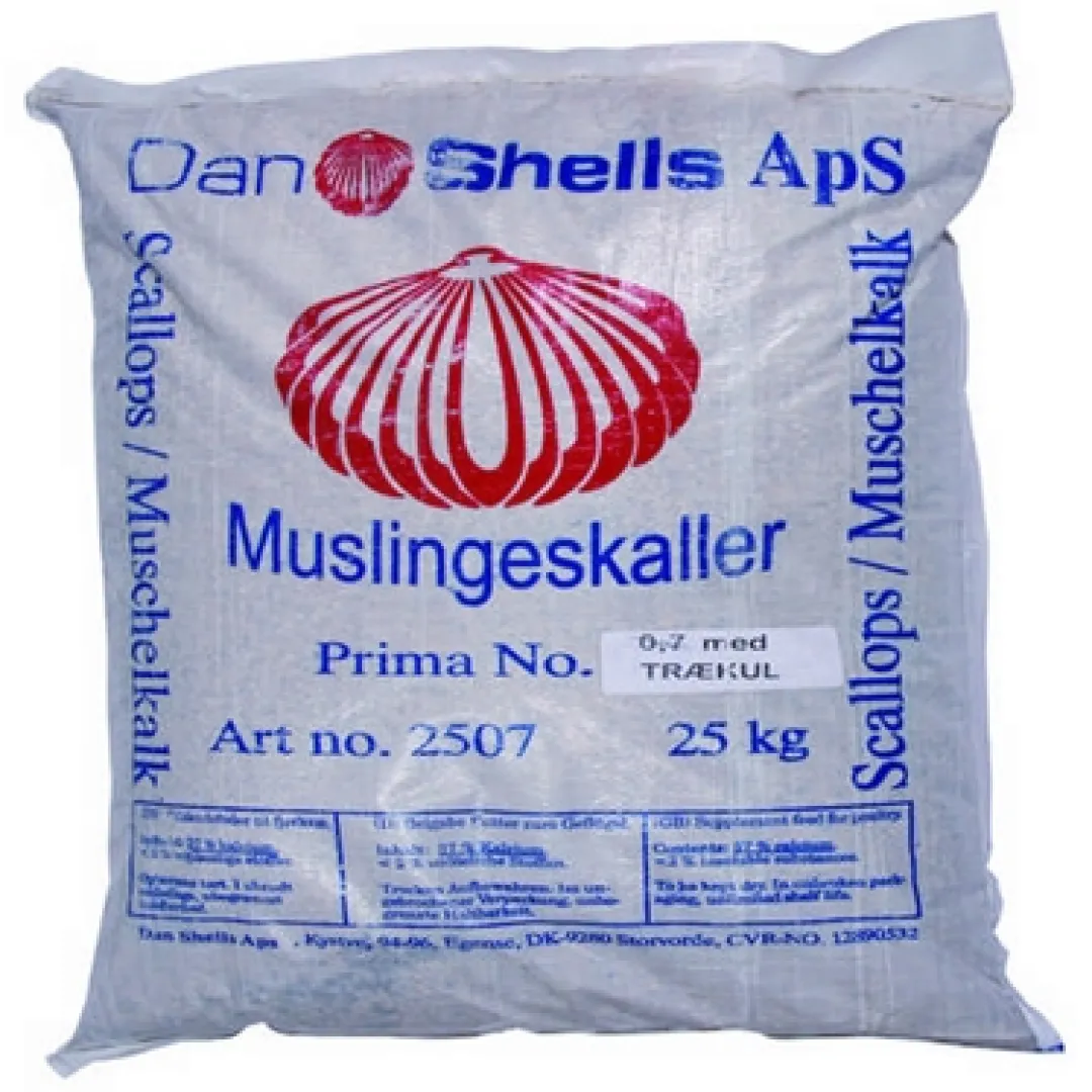 MiniZoo Fugleskaller med trækul 15 kg