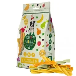Duvo Garden Bites Fruity Dental Swirls Mix 13 cm 15 stk (vegetabilsk) - tandrensende hundesnacks