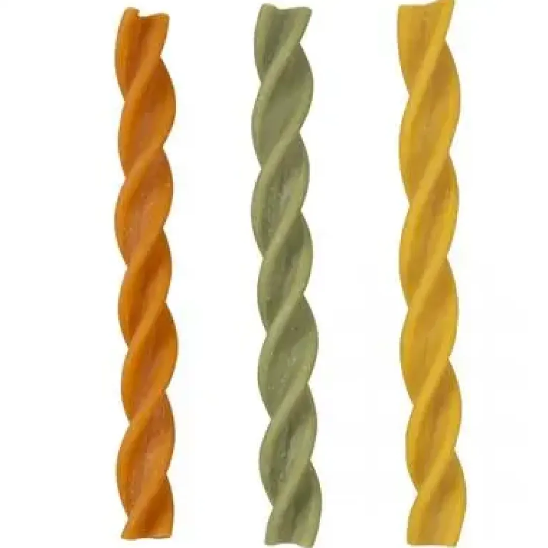 Duvo Garden Bites Fruity Dental Swirls Mix 13 cm 15 stk (vegetabilsk) - tandrensende hundesnacks