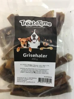 Treattime Grisehaler 200 g - Naturlige hundesnacks