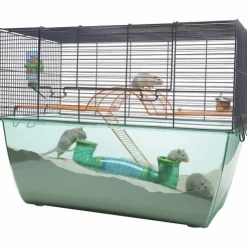 MiniZoo Habitat XL 70x37x56 blå wire