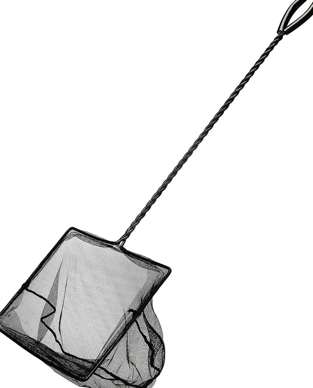 Hagen Fiskenet grovmasket 20 cm 40 cm skaft Sort