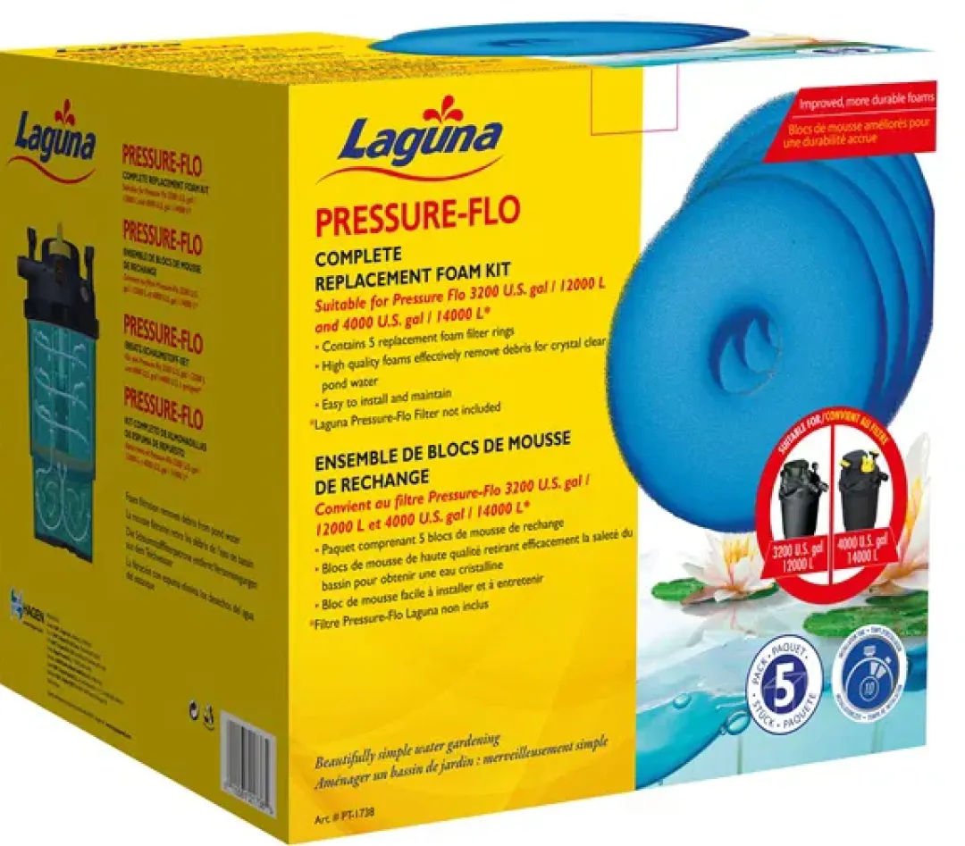 Laguna Hagen svampefilter til PF12000 5-sæt