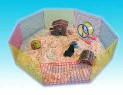 MiniZoo Hamster løbegård 8 gitre 34x23 cm