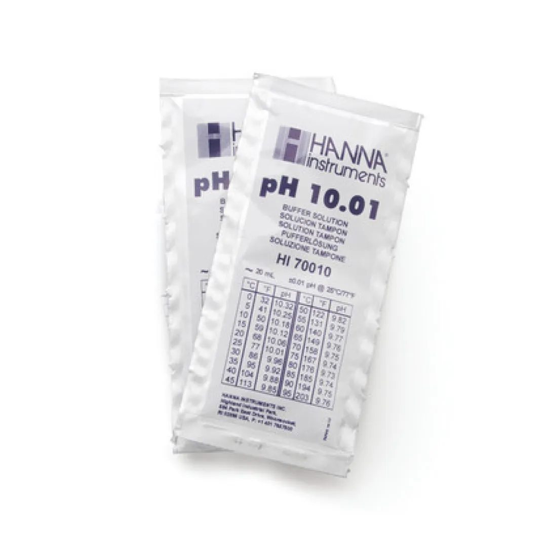 Hanna Instruments Hanna Calibration fluid pH 10,01, 25 bags of 20 ml HI70010P