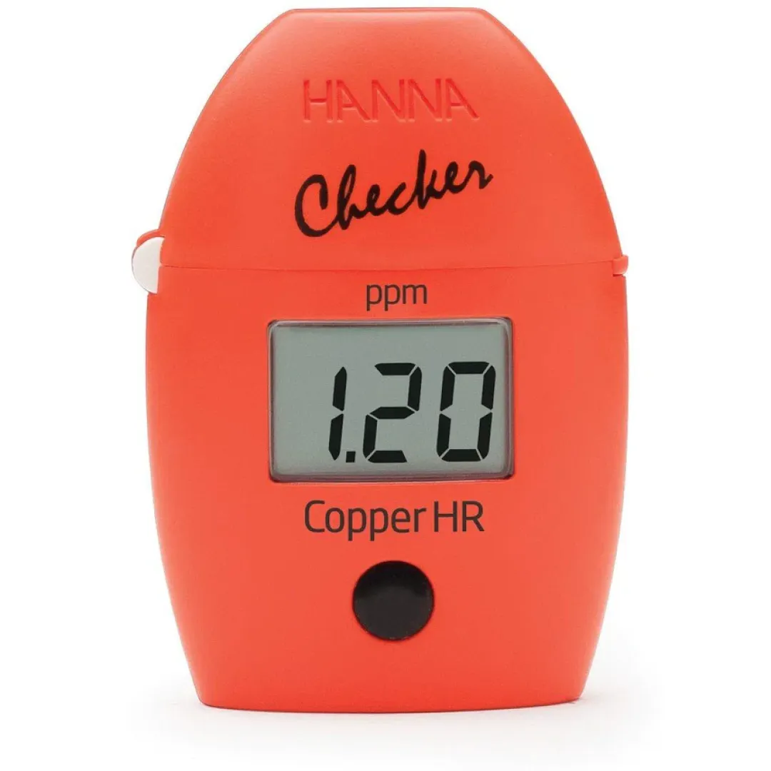 Hanna Instruments Hanna Checker HC HI702 til høje kobberniveauer i ferskvand (0,00 til 5,00 mg/l)