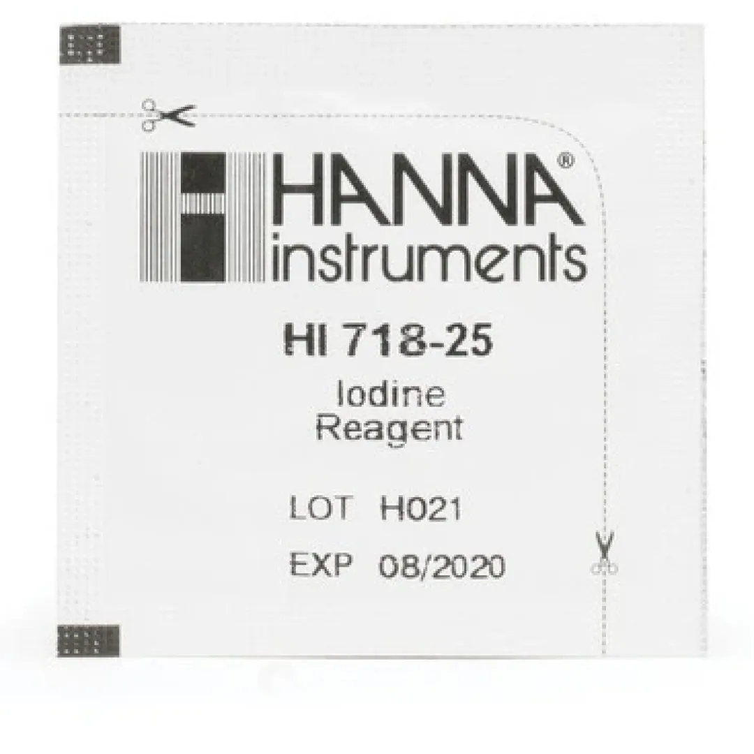 Hanna Instruments Hanna Reagents for Iodine Ferskvand HI718-25 0.0 to 12.50 mg/l - 25 stk