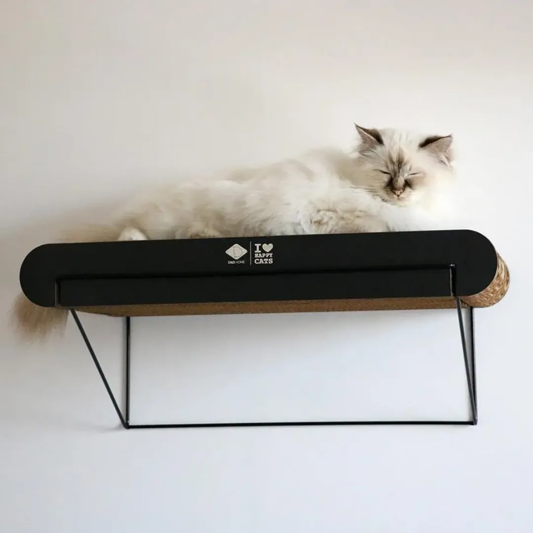 D&D Home HappyCat DAVID Lige Vægmodul 60x29x24 cm Sort/Brun