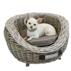 Happy-House Ratten Lille sofa hundekurv