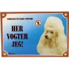 MiniZoo Her vogter jeg skilt med Puddel