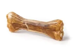 Treattime Håndlavet Presset Tyggeben med fyld af hest 12 cm 50 g - naturligt tyggeben