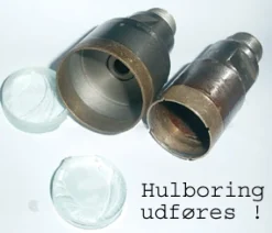 MiniZoo Hulboring i glas 34 mm hul (Max.10 mm glas)