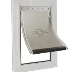 MiniZoo Hundedør Staywell Alu XL Hvid