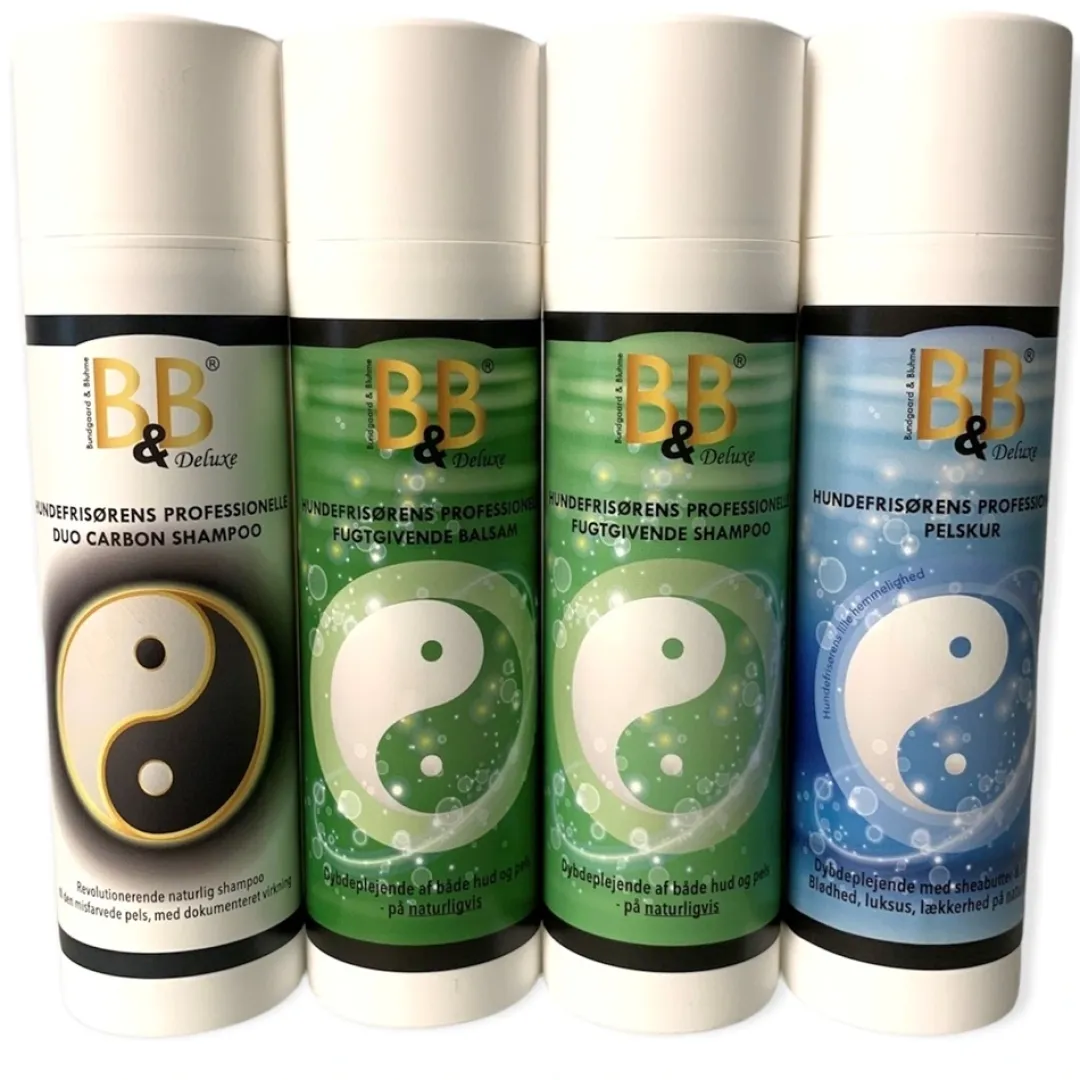 B&B Økologisk Hundeshampoo Hundefrisørens professionelle fugtgivende shampoo 200 ml