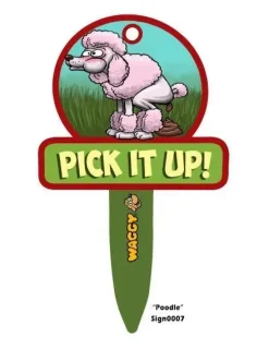 MiniZoo Hundeskilt Puddel samle op