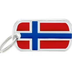 My Family Hundetegn Hundetegn My Family Flag Norge