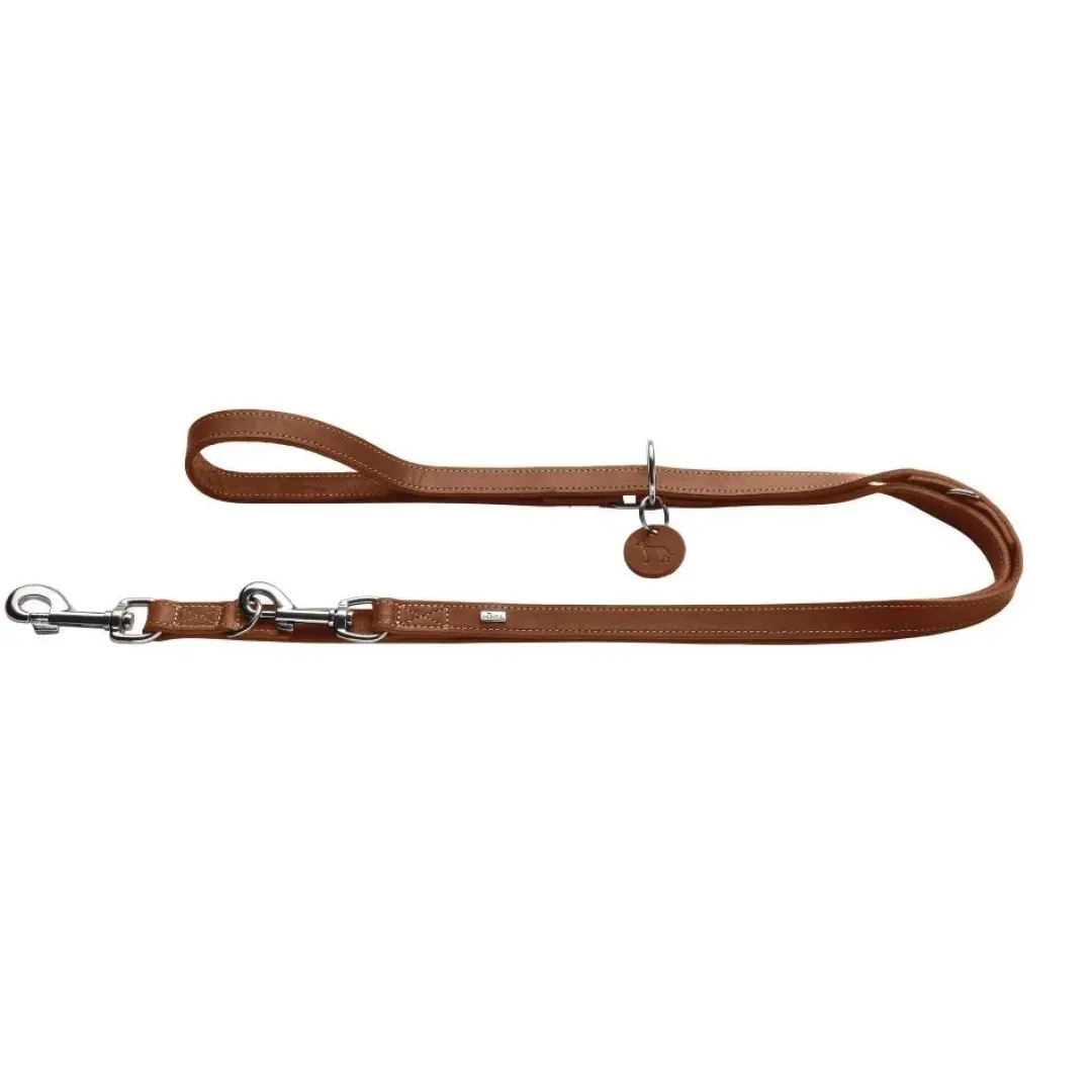 Hunter Aalborg læderline 15mm cognac
