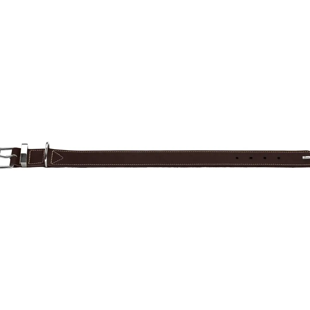 Hunter Aalborg Special Hundehalsbånd Brun 45 - 30-38 cm