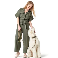 Hunter Aalborg Sport Oliven 42 hundehalsbånd - 32-38 cm