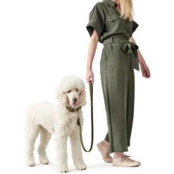 Hunter Aalborg Sport Oliven 47 hundehalsbånd - 37-43 cm
