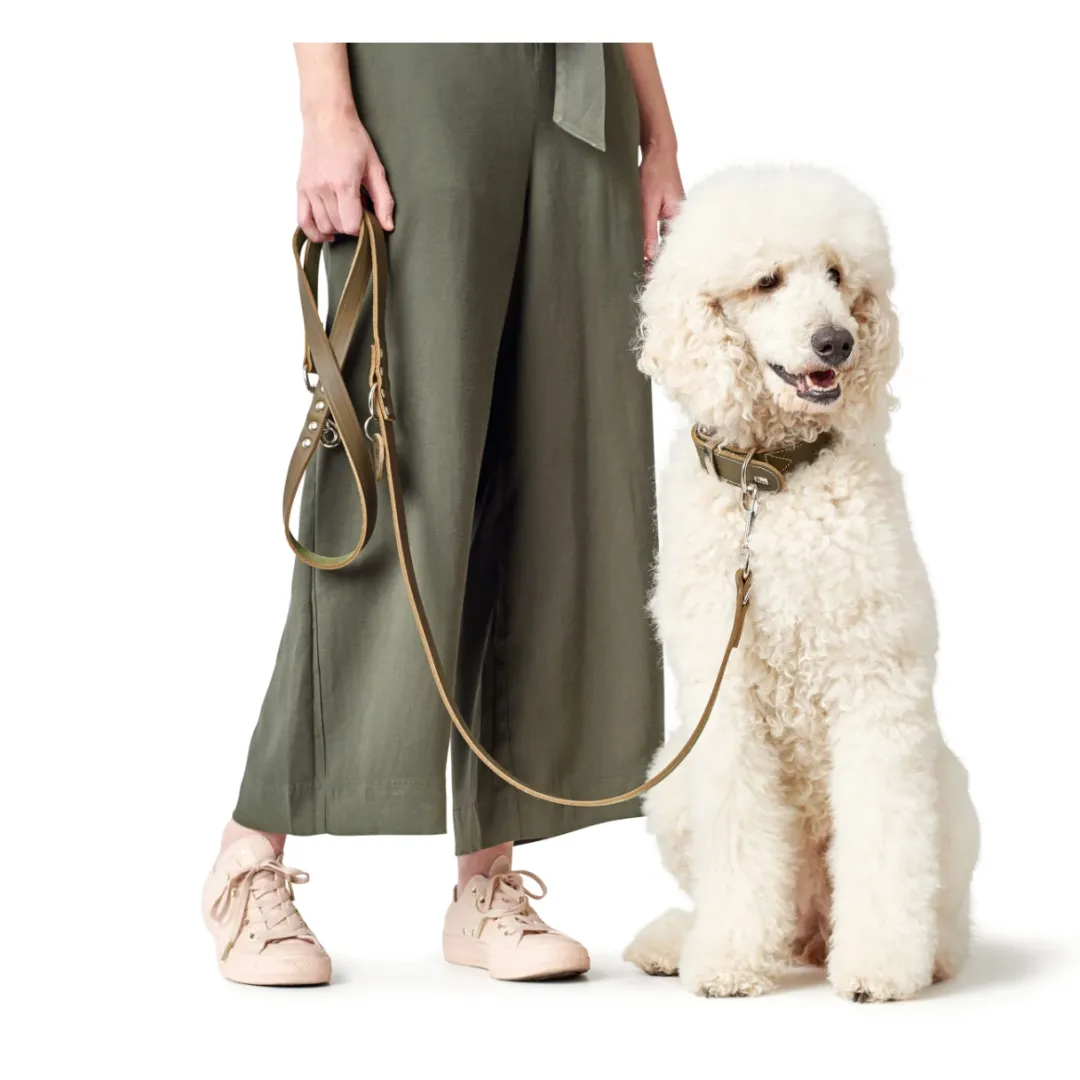 Hunter Aalborg Sport Oliven 60 hundehalsbånd - 45-55 cm
