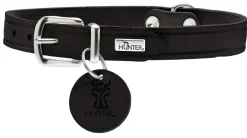 Hunter Aalborg Sport Sort 60 hundehalsbånd - 45-55 cm