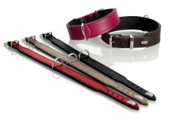 Hunter Basic halsbånd str.42 Rød - 35,0-39,5 cm