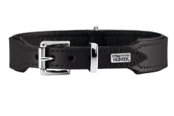 Hunter Basic halsbånd str.42 Sort - 35,0-39,5 cm