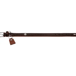 Hunter Cody 45 Mørkebrun Cognac hundehalsbånd - 33-39 cm