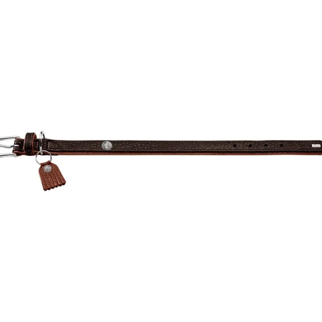 Hunter Cody 65 Mørkebrun Cognac hundehalsbånd - 50-56 cm