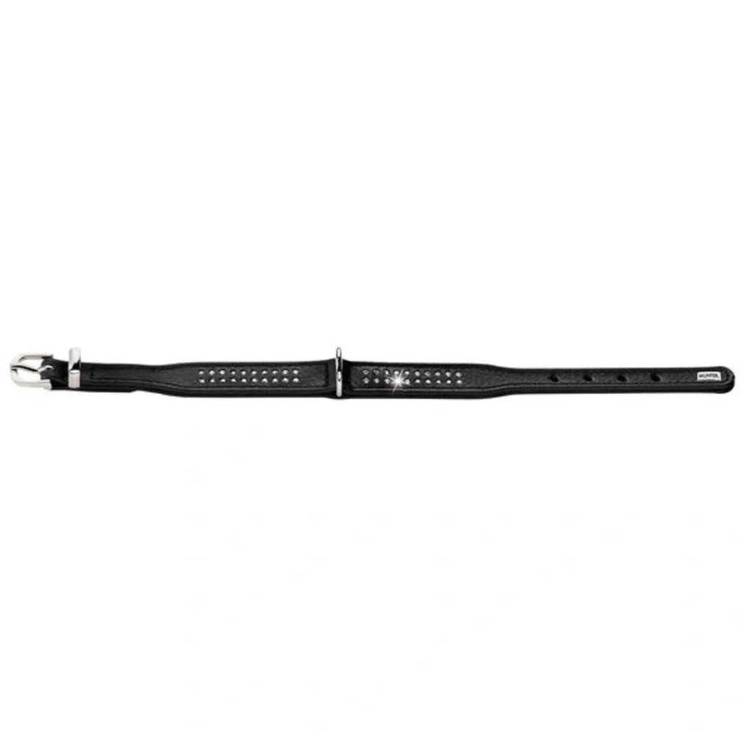 Hunter Diamond petit halsbånd str.37 Sort - 30-34 cm