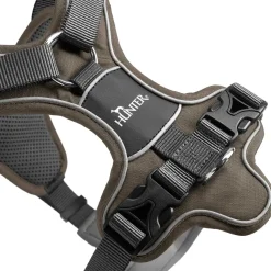 Hunter Divo hundesele L brun/grå just mave 72-100 cm - Kraftig støtte og tryg pasform