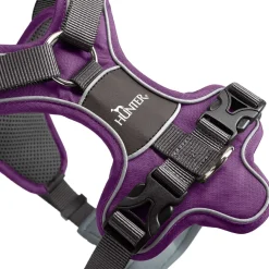 Hunter Divo hundesele L violet/grå just mave 72-100 cm - Stabil støtte og fri bevægelse
